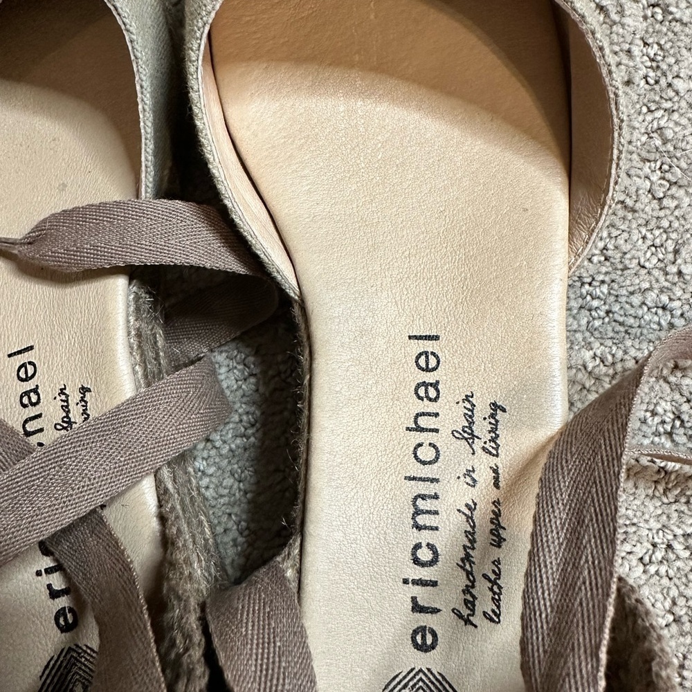 Eric Michael Tan Espadrilles Comfortable Stylish Footwear - Picture 4 of 5